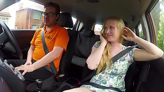 Ex Learners Booty Spanked Red Raw 1 - Fake Driving School